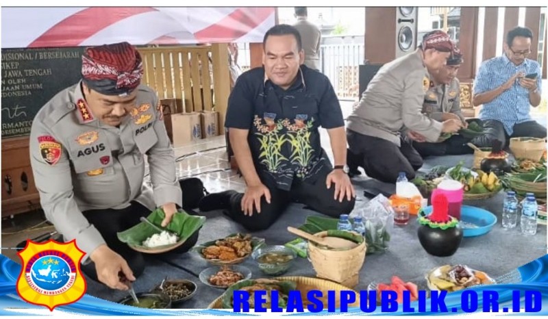 Nostalgia Dikampung Halaman, Kabareskrim Polri Nikmati Kuliner Tradisional Di Kampung Samin