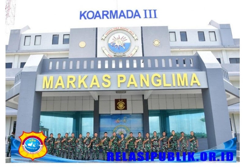 Komandan Pasmar 3 Brigjen TNI (Mar) Sugianto, S. Sos., melaksanakan Courtesy Call ke Komando Armada III