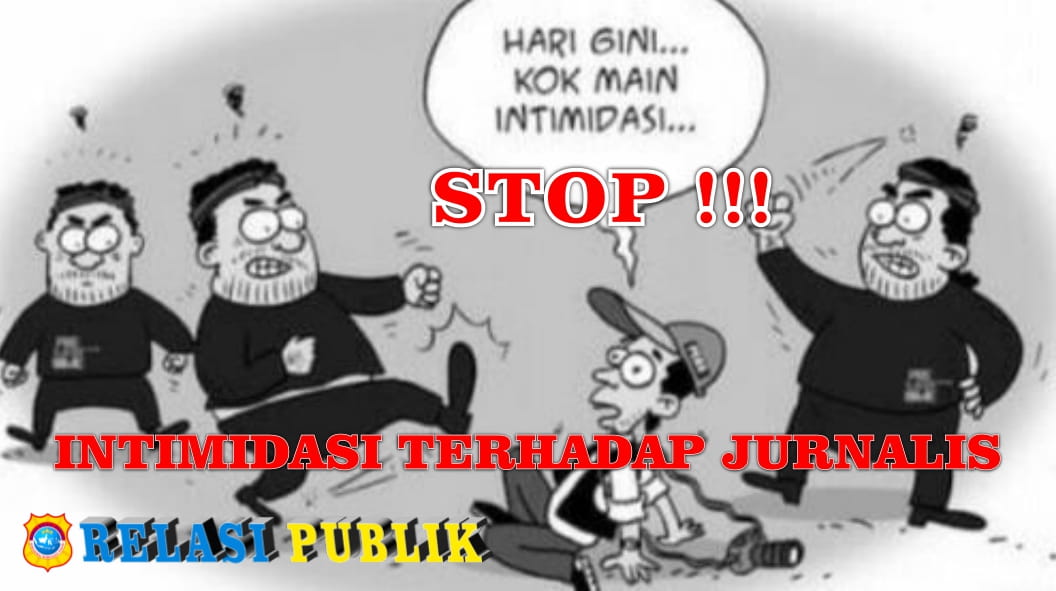 STOP INTIMIDASI & KEKERASAN TERHADAP JURNALIS (Ilustrasi)